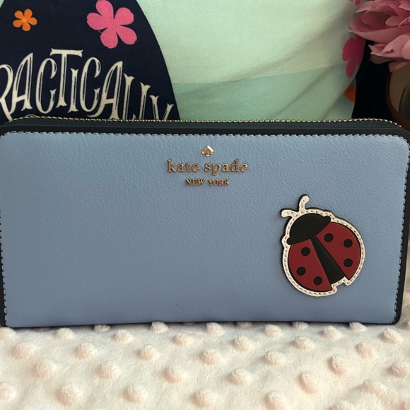 kate spade Handbags - BRAND NEW Kate Spade - Enchanted Forest Ladybug Continental Wallet